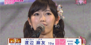 Élection Senbatsu du 32ème single – Discours de Watanabe Mayu (VOSTFR)