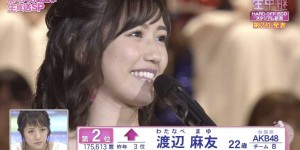 Discours de Watanabe Mayu - 2ème place au Sousenkyo